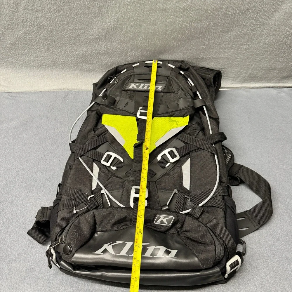 Klim Backpack Adult D30 Tek Tech Pak Black Moto Armored Lockable CLEAN